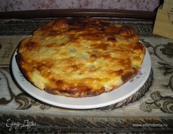 Очень вкусная творожная запеканка