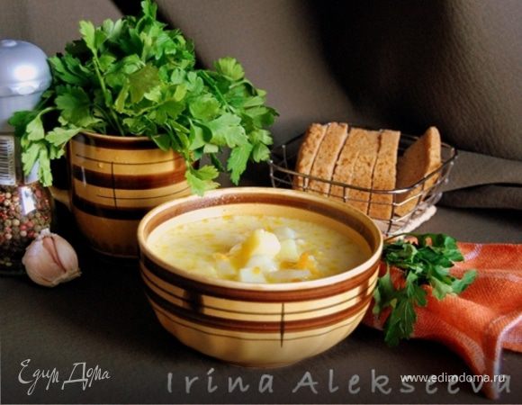 Суп из плавленного сырка Суп из плавленного сырка