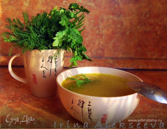 Куриный бульон с вермишелью Куриный бульон с вермишелью