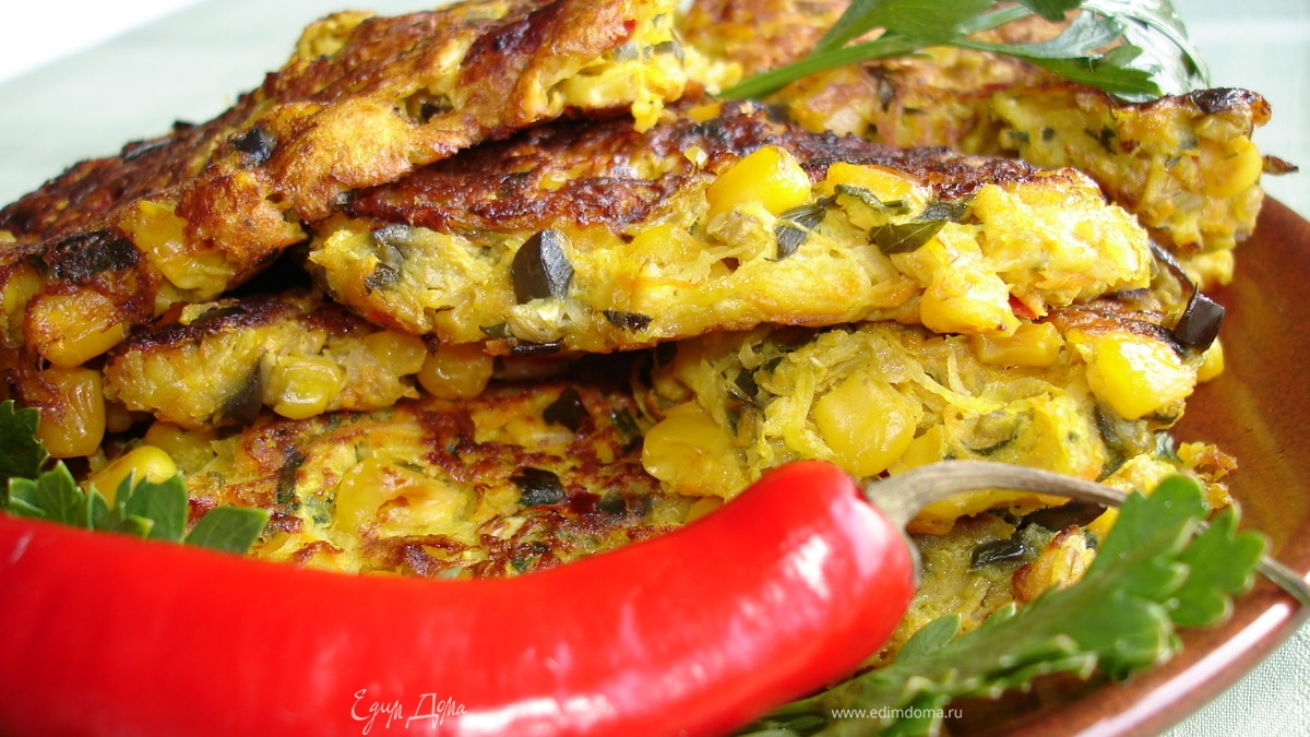 Острые овощные лепёшки