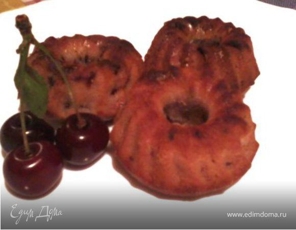 Кексики с вишней Кексики с вишней