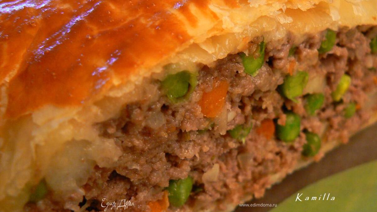 "Говядина Веллингтон" с фаршем