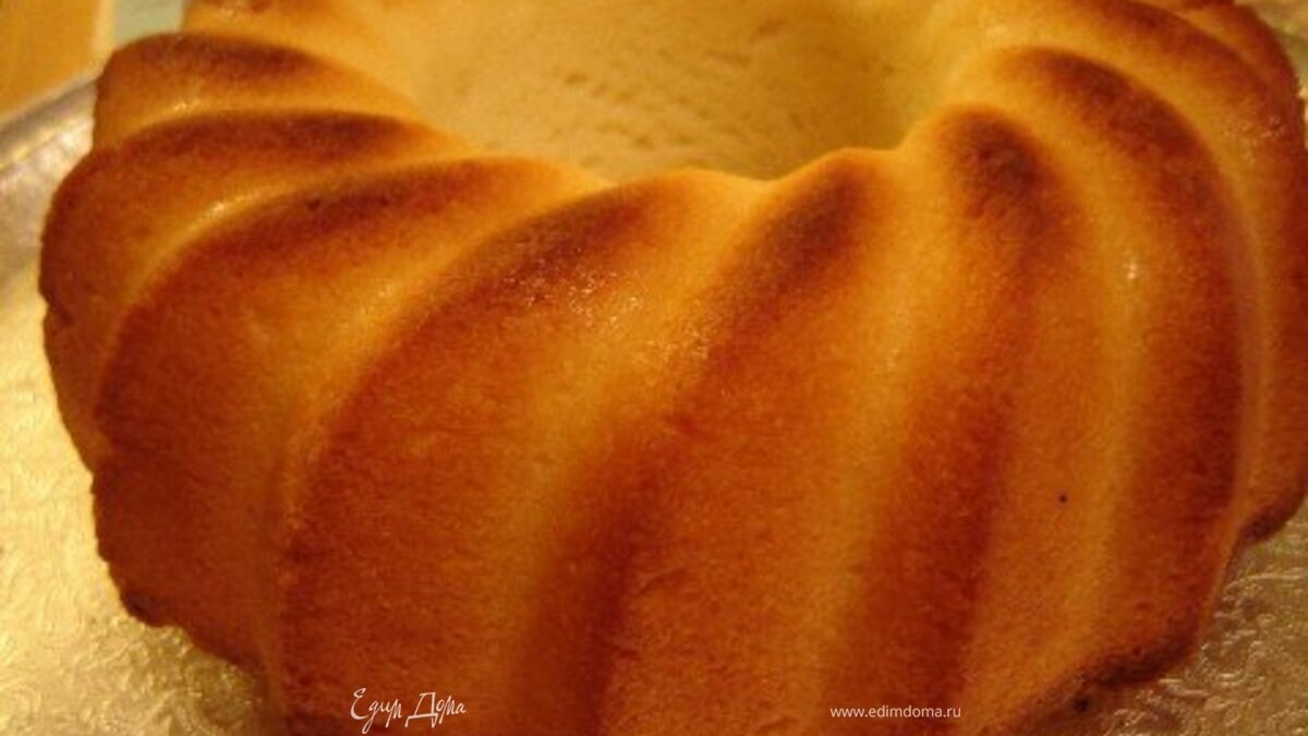 Кекс с яблоком