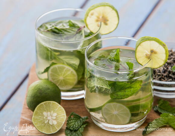 Зеленый чай с лаймом 