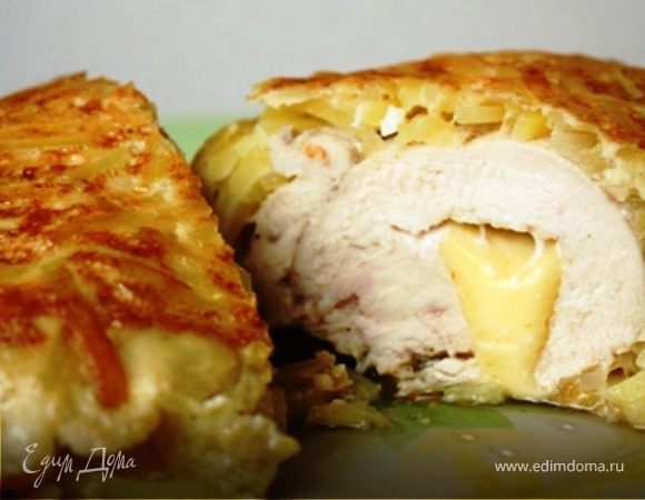 Куриное филе в картошке