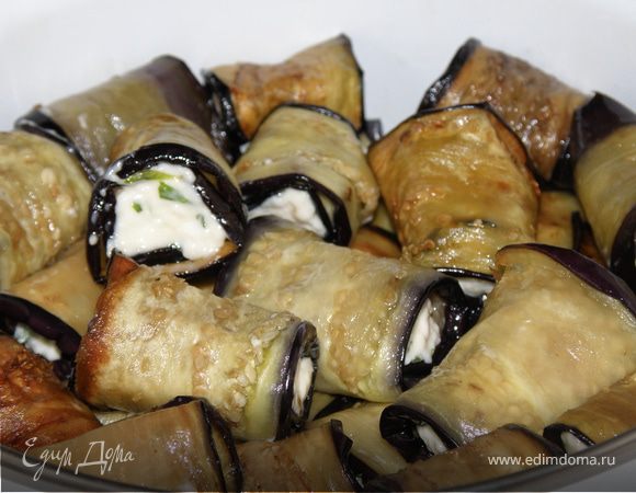 Баклажановые рулетики Баклажановые рулетики