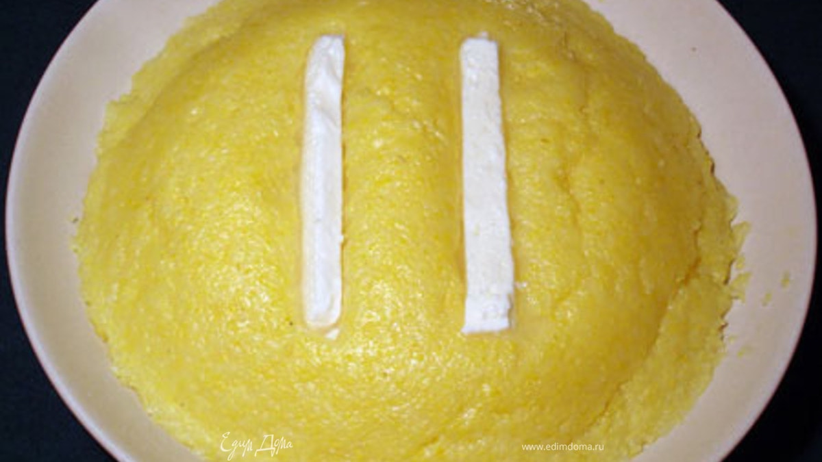 Мамалыга по-грузински с сыром