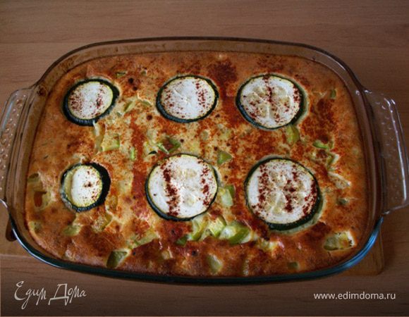 Запеканка с кабачком.