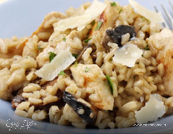 Ризотто с курицей и грибами Ризотто с курицей и грибами