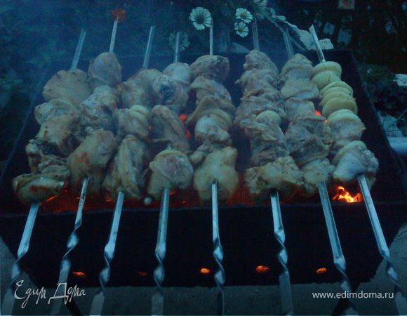 Шашлык из курицы «Вечерок»