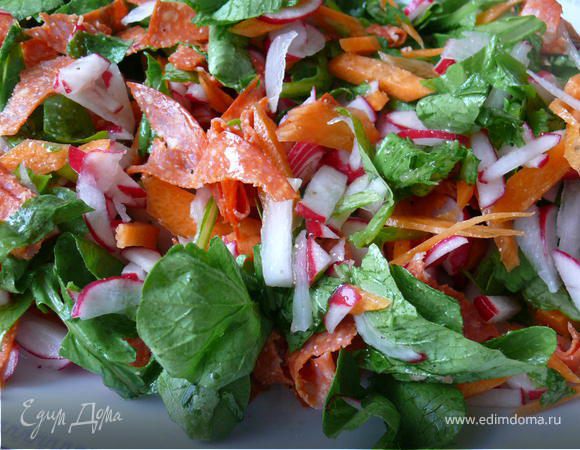 Салат из редиса с чоризо Салат из редиса с чоризо