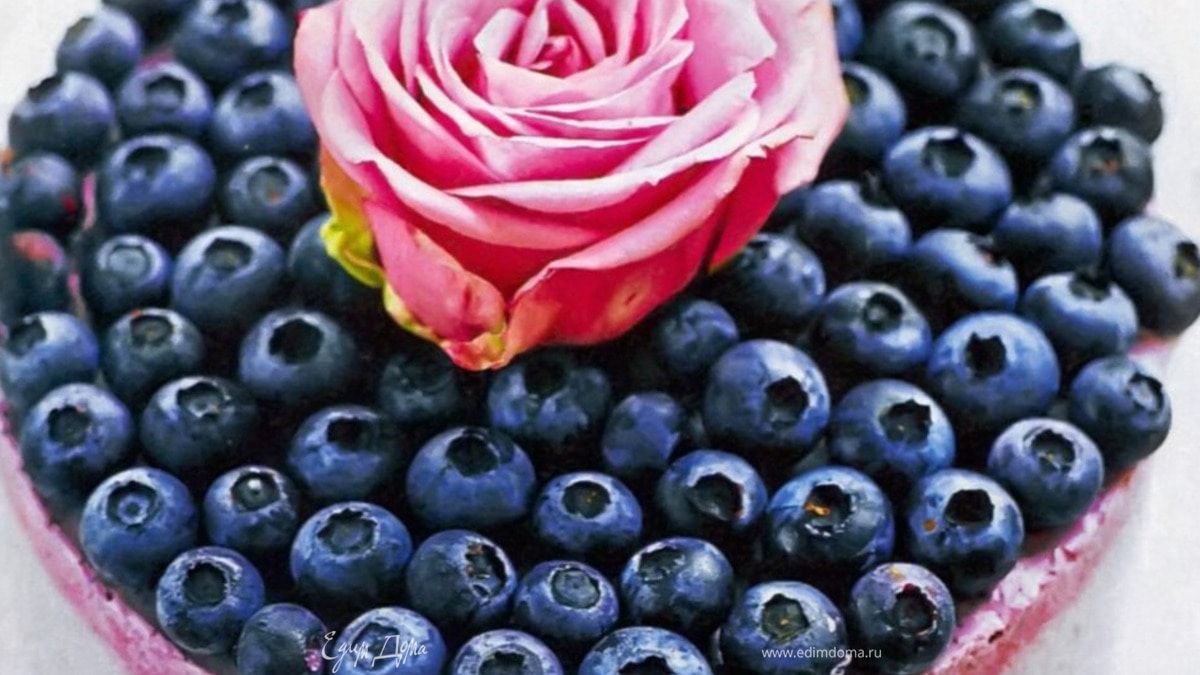 Сырный торт с черникой