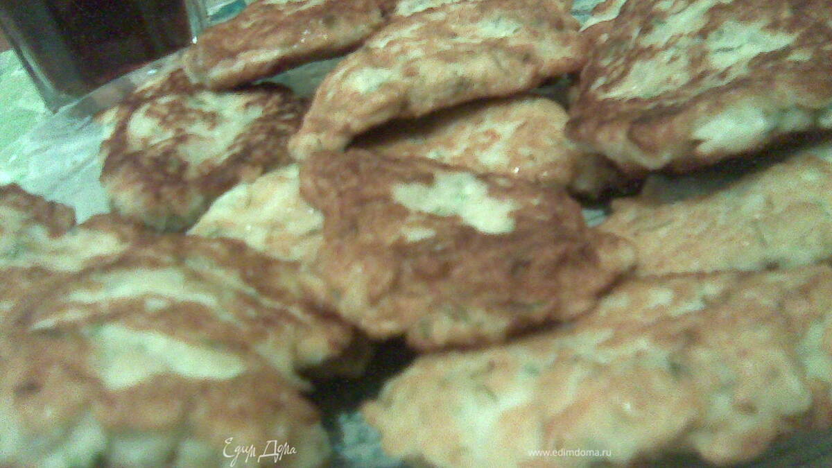 Оладьи из судака и трески