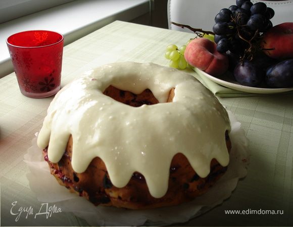 Клюквенный кекс