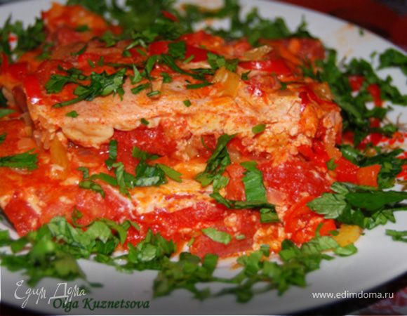 Омлет "Лечо" 