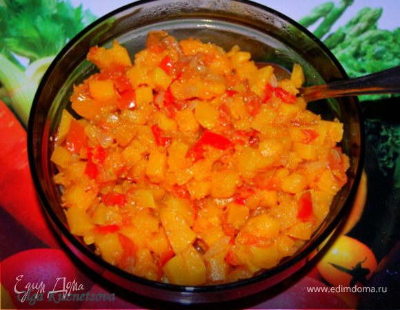 Тыква тушеная