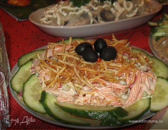 Салатик с мясом Салатик с мясом