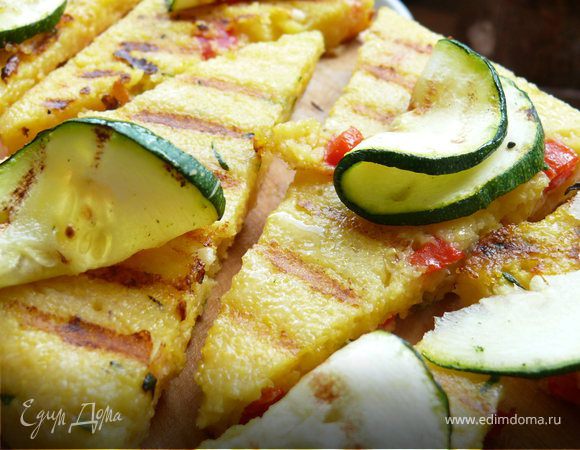 Полента с кабачками Полента с кабачками