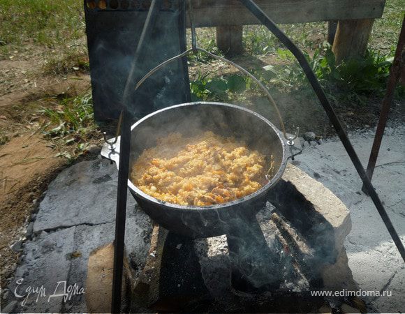 Почти восточный плов (дачный вариант)