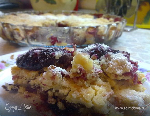 Сливовый крамбль