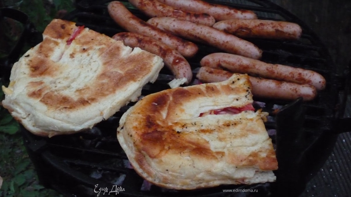 Новые колбаски на гриле