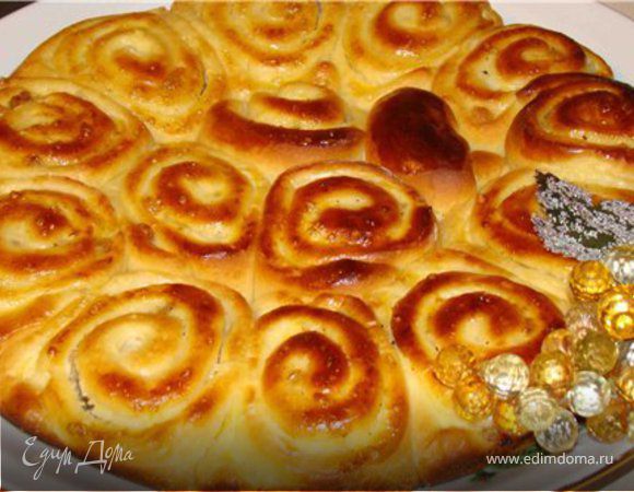 Булочки с пудинговой начинкой