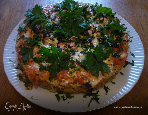 Мясная запеканка с капустой "Осенняя"