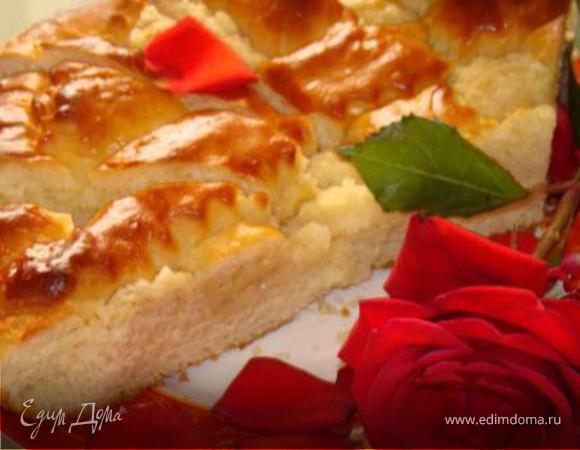 Пирог с ванильной начинкой