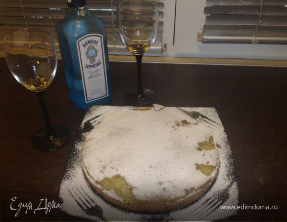 Нежная шарлотка с яблоками 