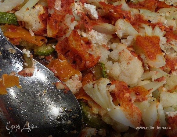 Запеченная цветная капуста Запеченная цветная капуста