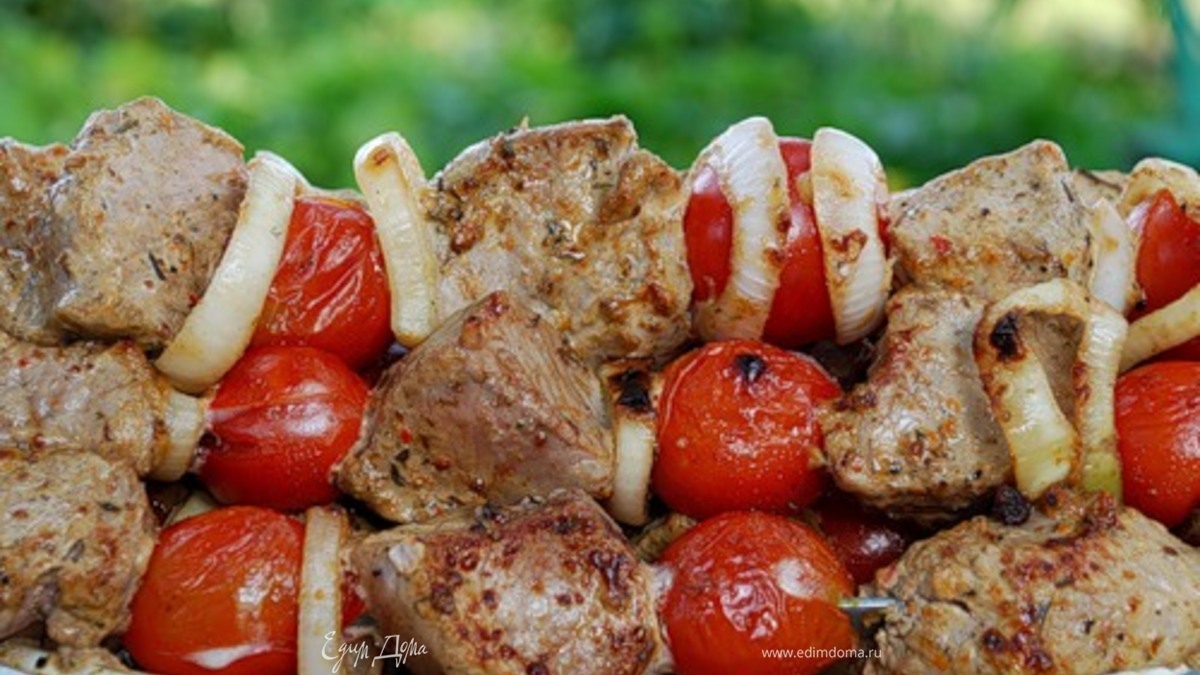 Шашлык маринованный в уксусе