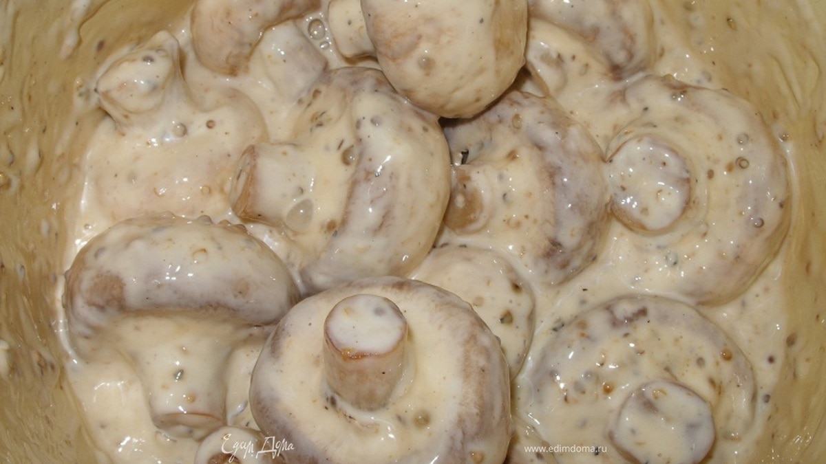 Маринад для шампиньонов на мангале