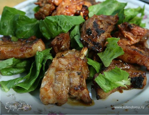 Свиные ребрышки на гриле Свиные ребрышки на гриле