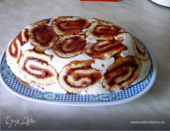 Творожно-сливочная шарлотка Творожно-сливочная шарлотка