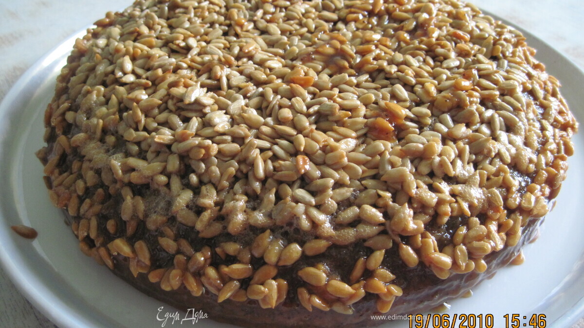 Маковый пирог "Подсолнух"