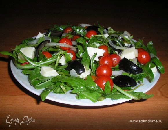 Салат  из  руколы