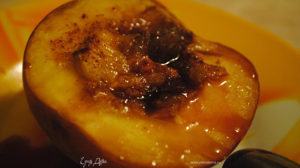 Запеченые персики