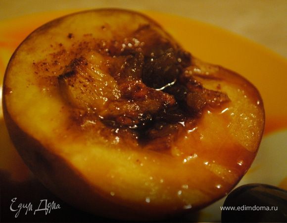 Запеченые персики