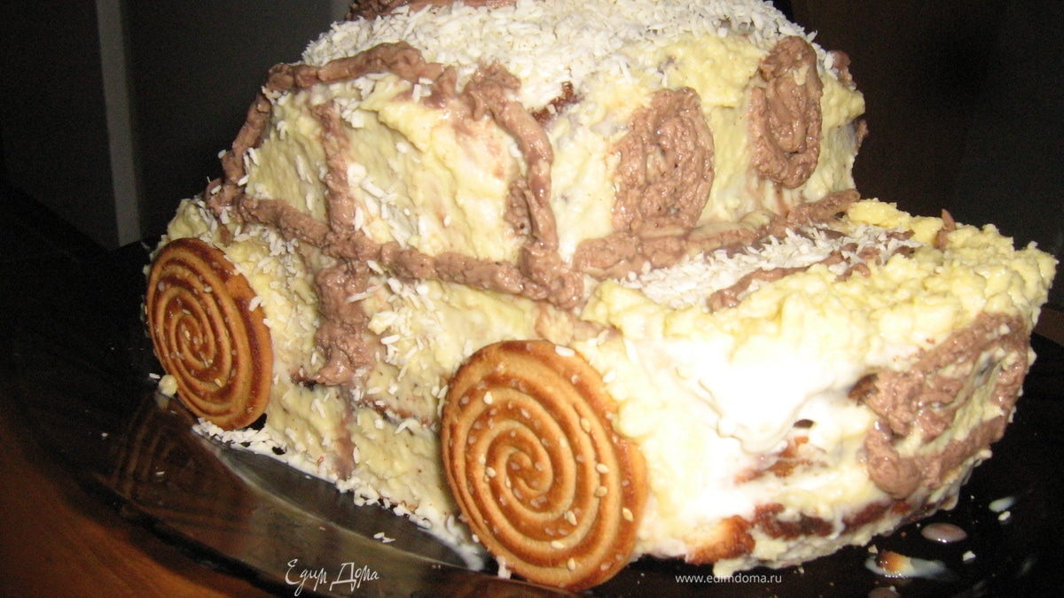 Торт-машинка "Нам 2 годика"