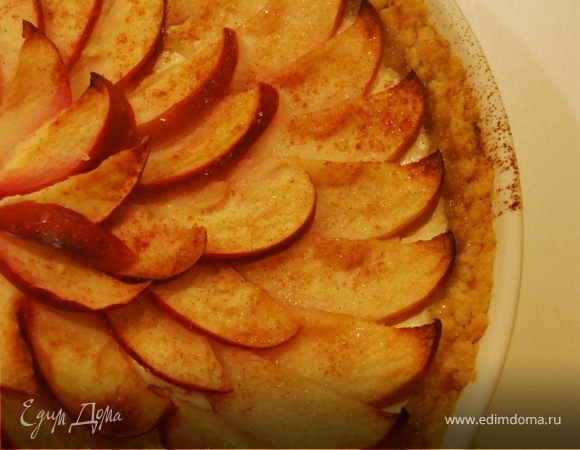 Яблочно-творожный торт.