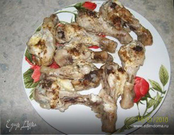 Куриные голени с сыром Куриные голени с сыром