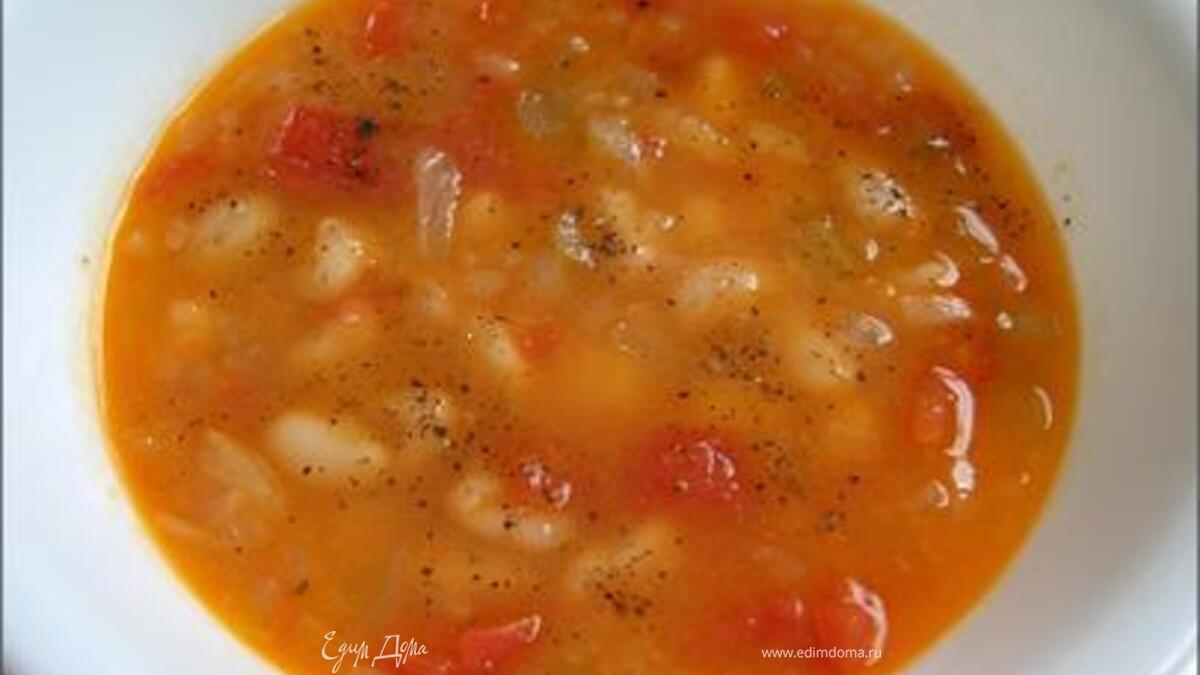 Суп из белой фасоли