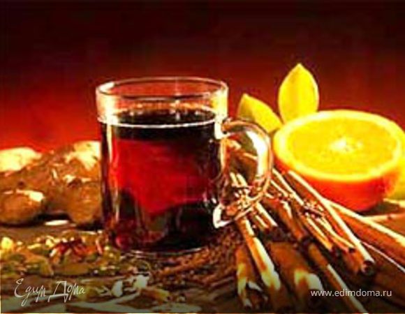 Безалкогольный глинтвейн.