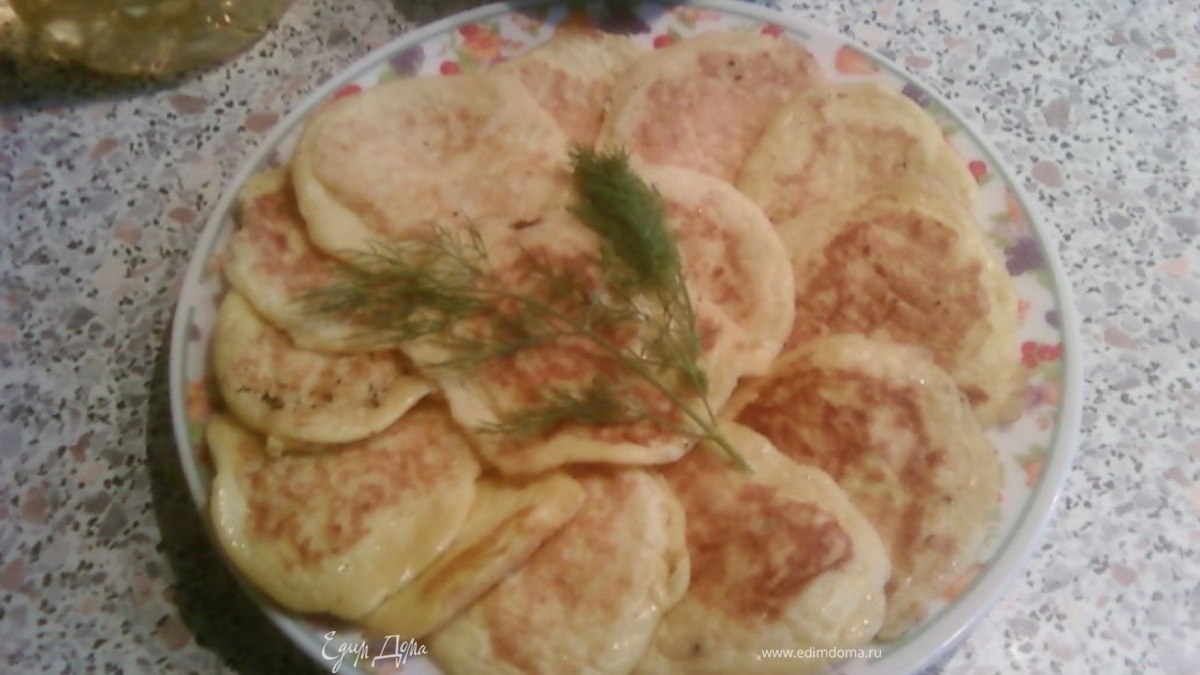 Нежные оладьи из кабачков