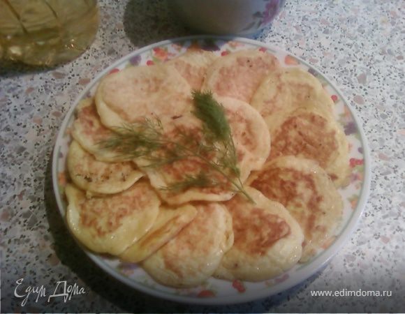 Нежные оладьи из кабачков Нежные оладьи из кабачков