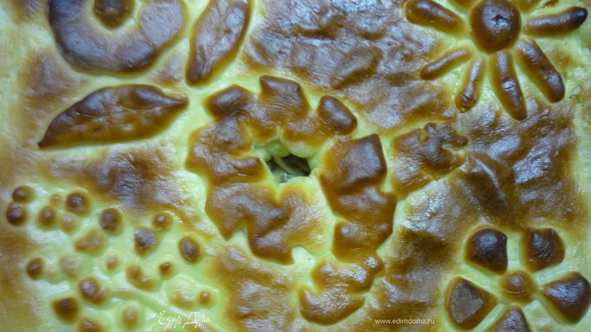 Солнечная кулебяка с сочной курочкой