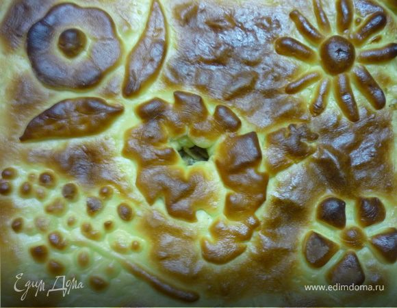 Солнечная кулебяка с сочной курочкой 