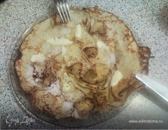 Блинчики с ананасом Блинчики с ананасом