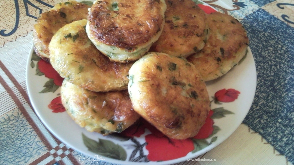 Сырники с зеленью