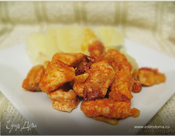 Курица в миндальном соусе Курица в миндальном соусе